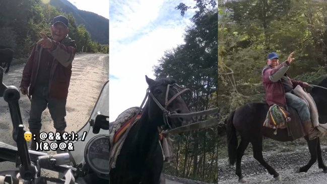 Turista italiano ayudó a adulto mayor a recuperar su caballo: